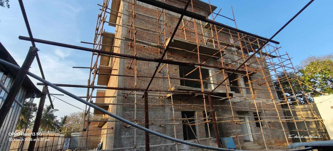 Structural Frame Construction Progress